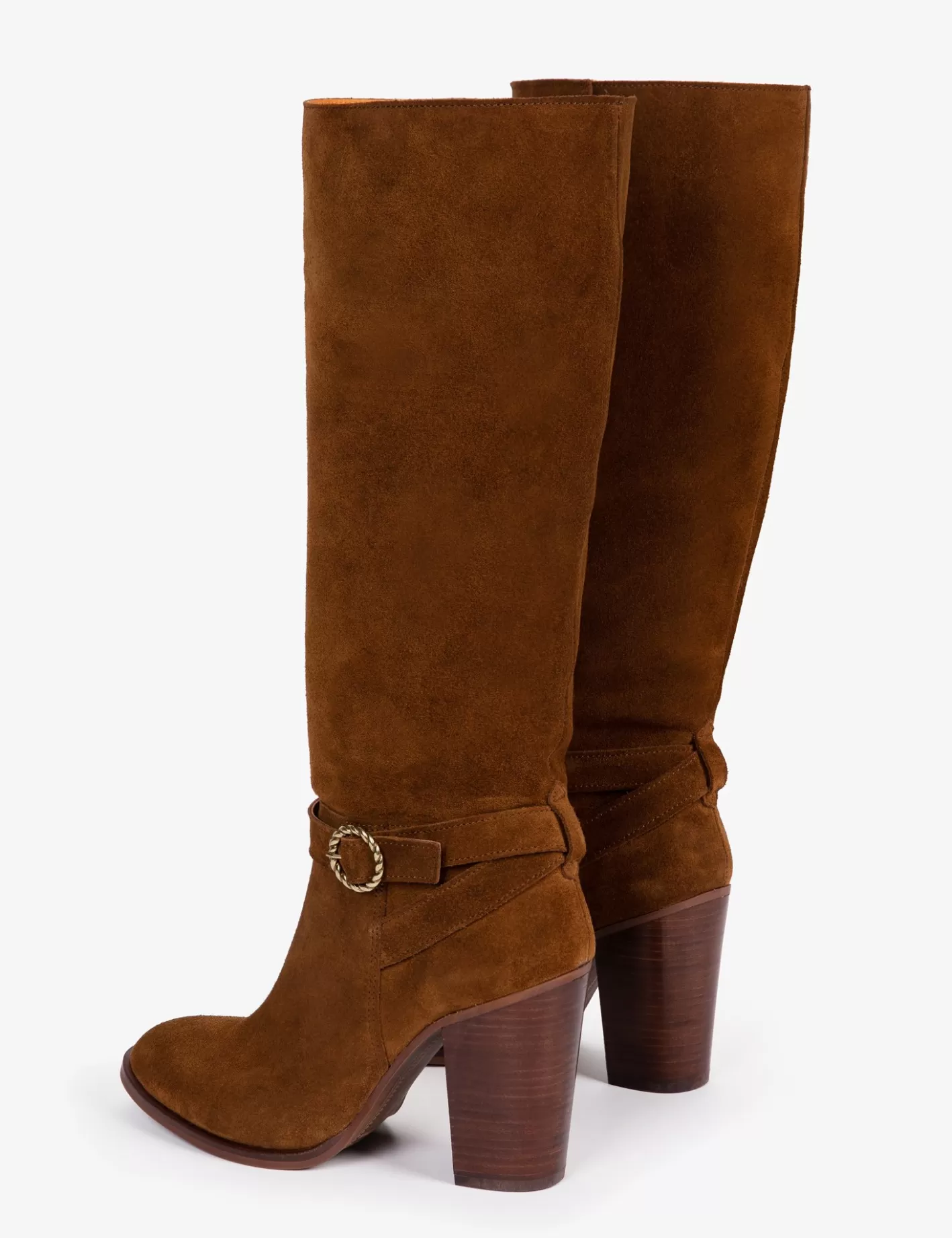 Discount Burford Suede Boot Heeled Boots | Long Boots