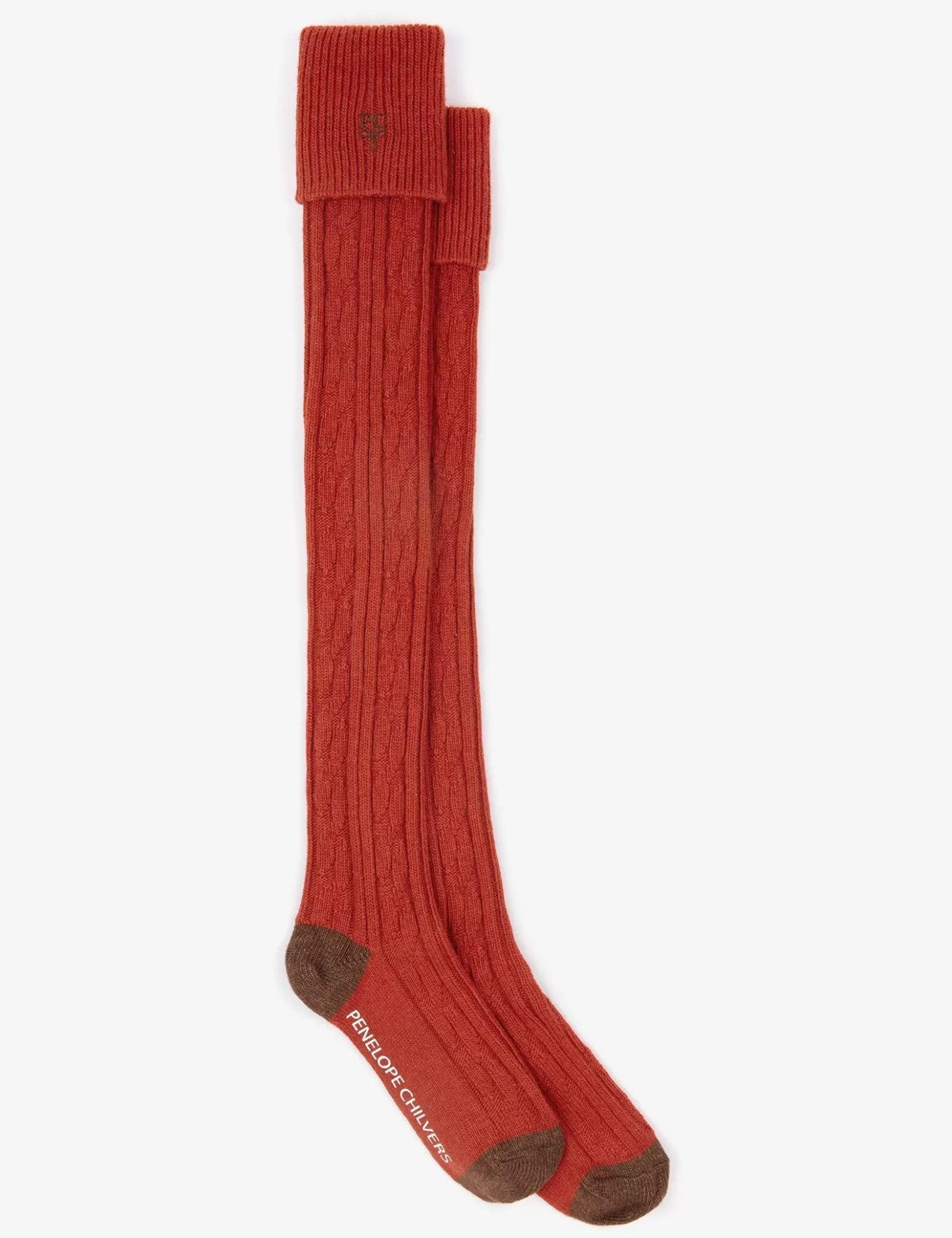 Hot Cashmere Cable Boot Socks Socks & Tights