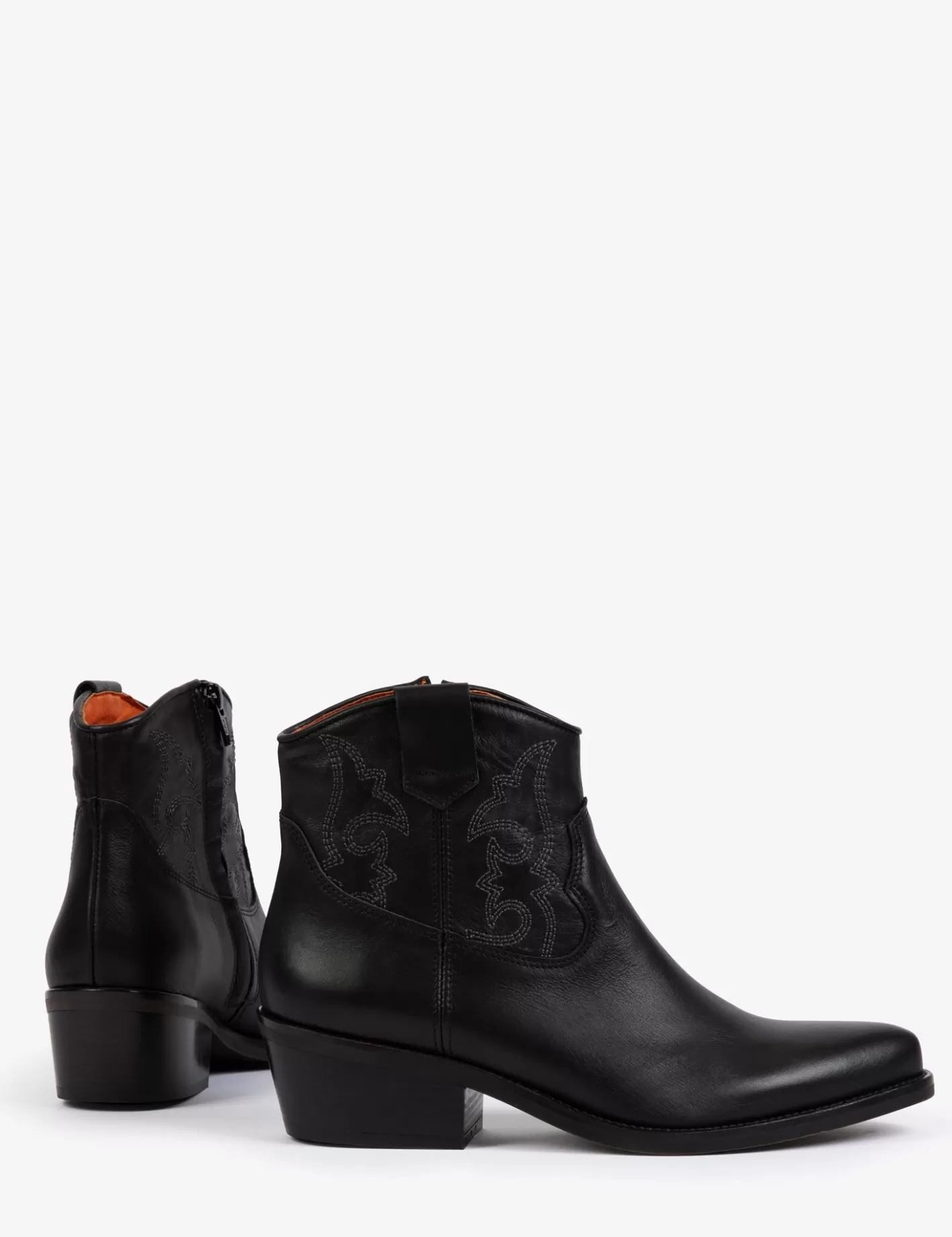 Flash Sale Cassidy Leather Cowboy Boot BOY Heeled Boots | Cowboy Boots