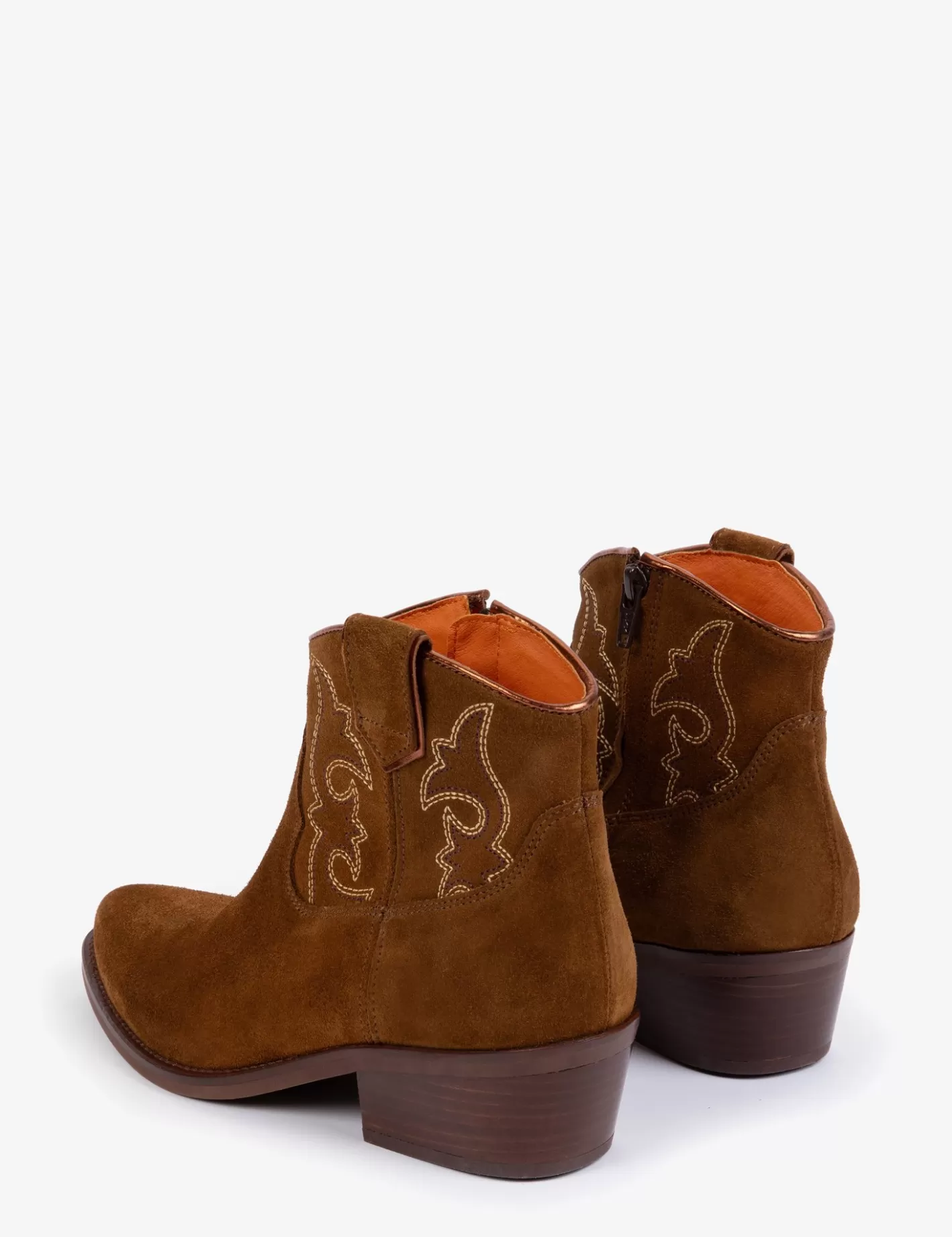 Discount Cassidy Suede Embroidered Boot BOY Heeled Boots | Cowboy Boots