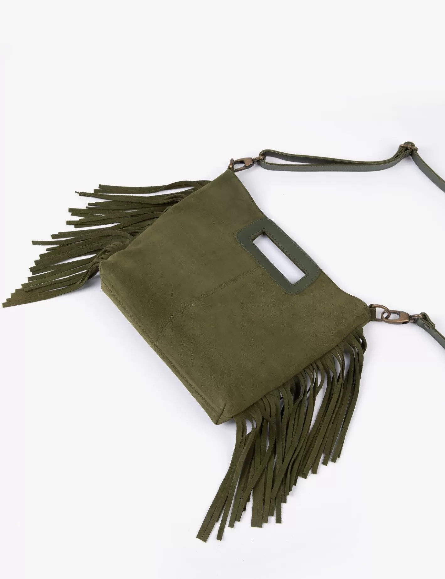 Fashion Fringe Handy Suede Bag Bags