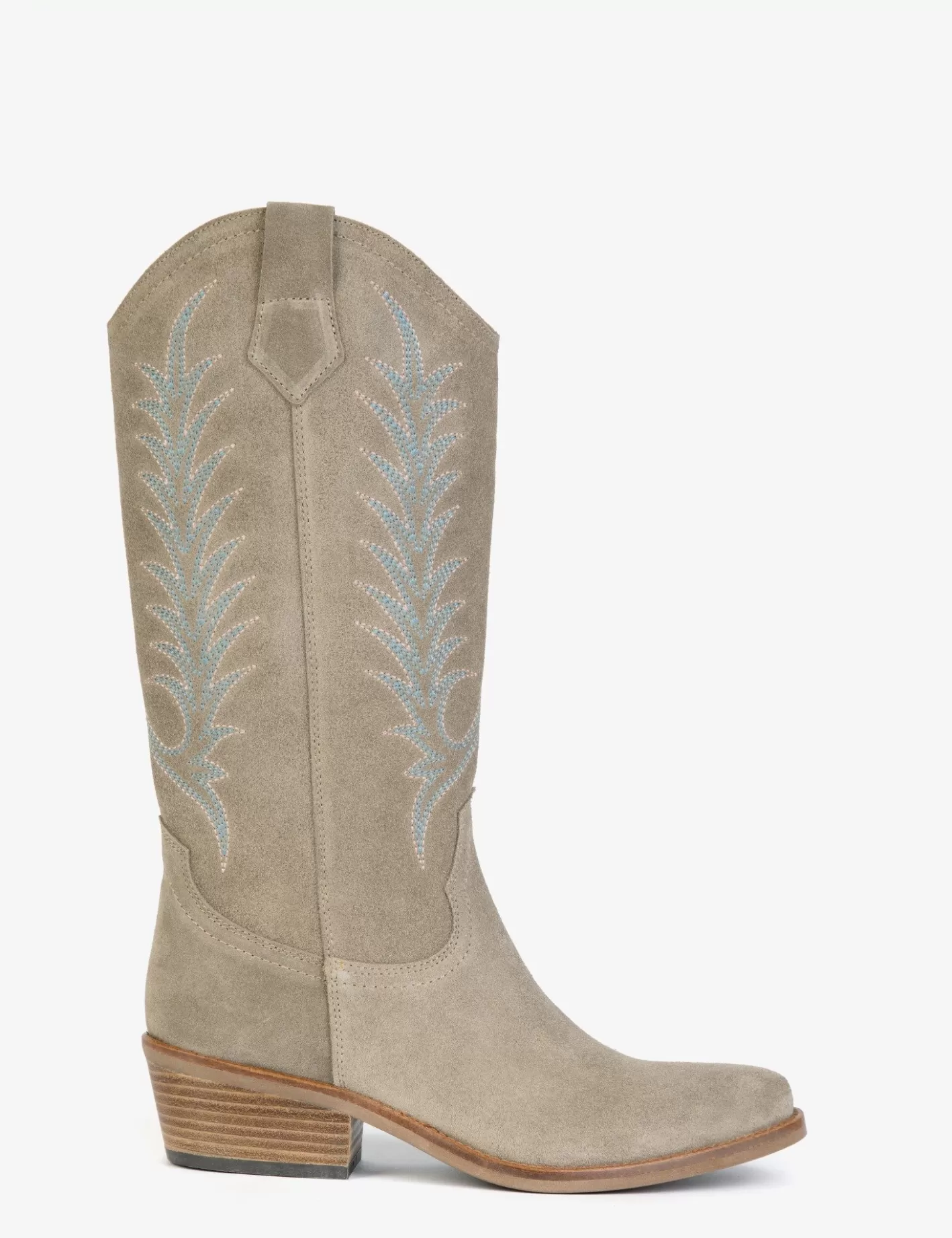 Cheap Goldie Embroidered Cowboy Boot BOY Heeled Boots | Cowboy Boots