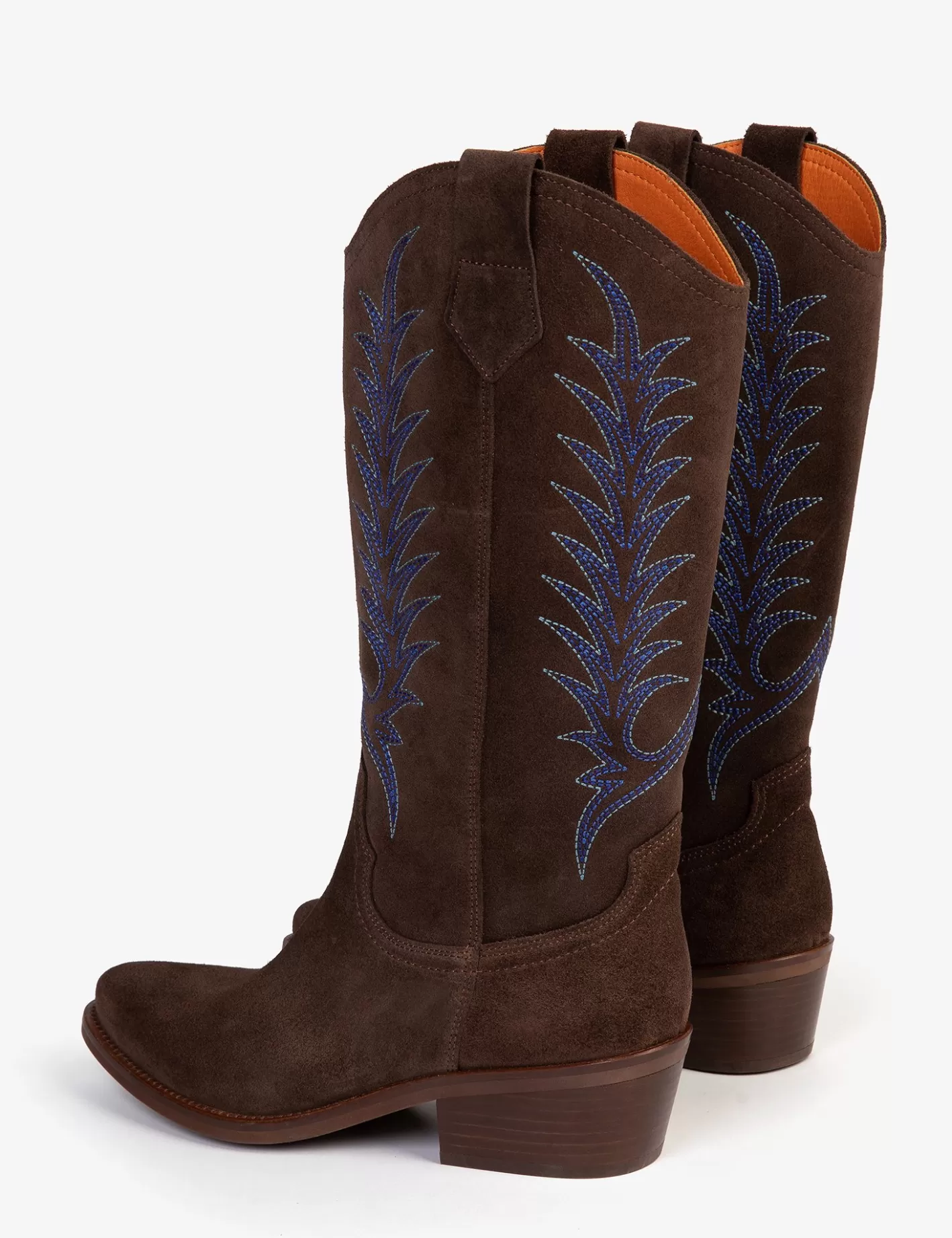 Best Sale Goldie Embroidered Cowboy Boot BOY Heeled Boots | Cowboy Boots