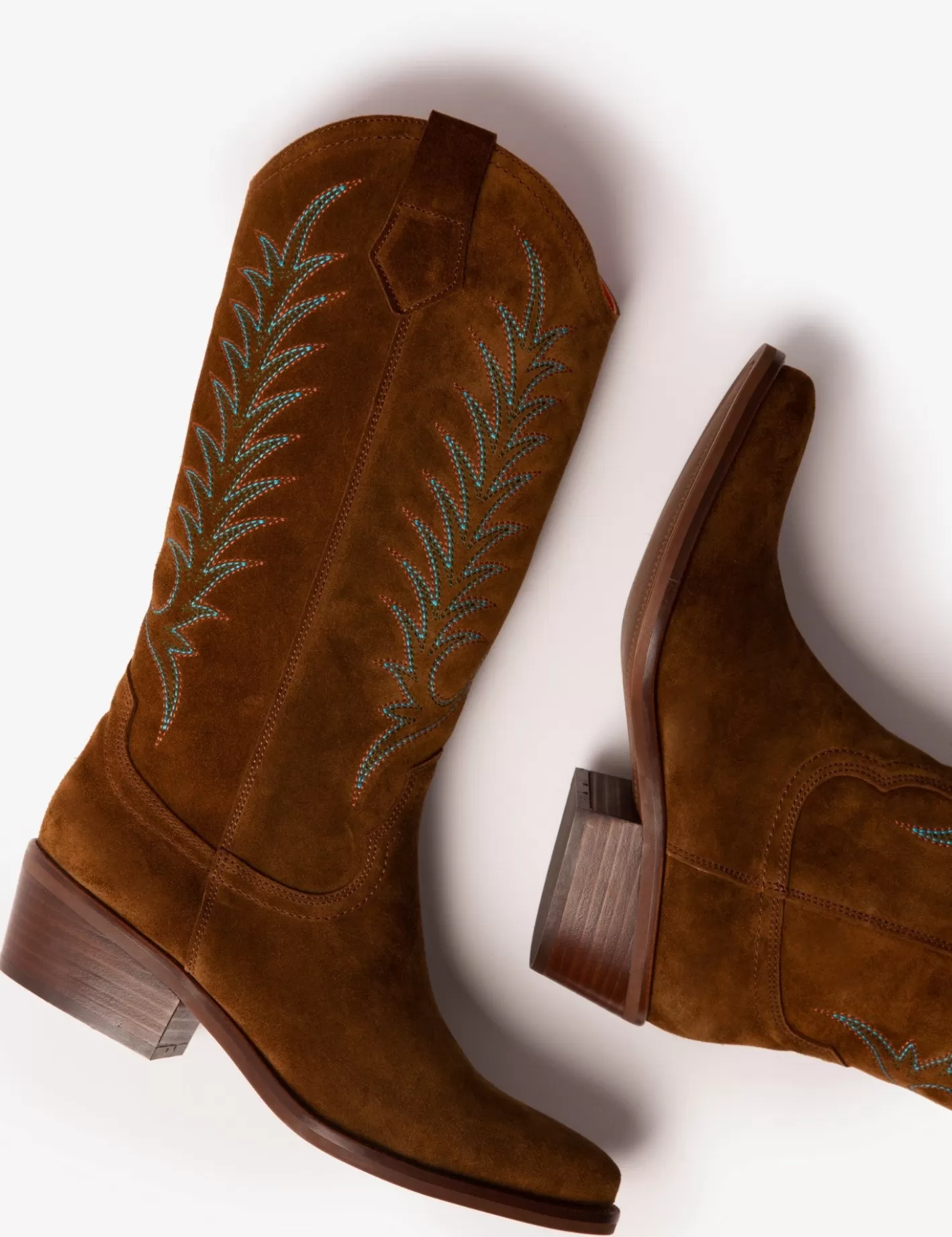 Sale Goldie Embroidered Cowboy Boot BOY Cowboy Boots | Long Boots