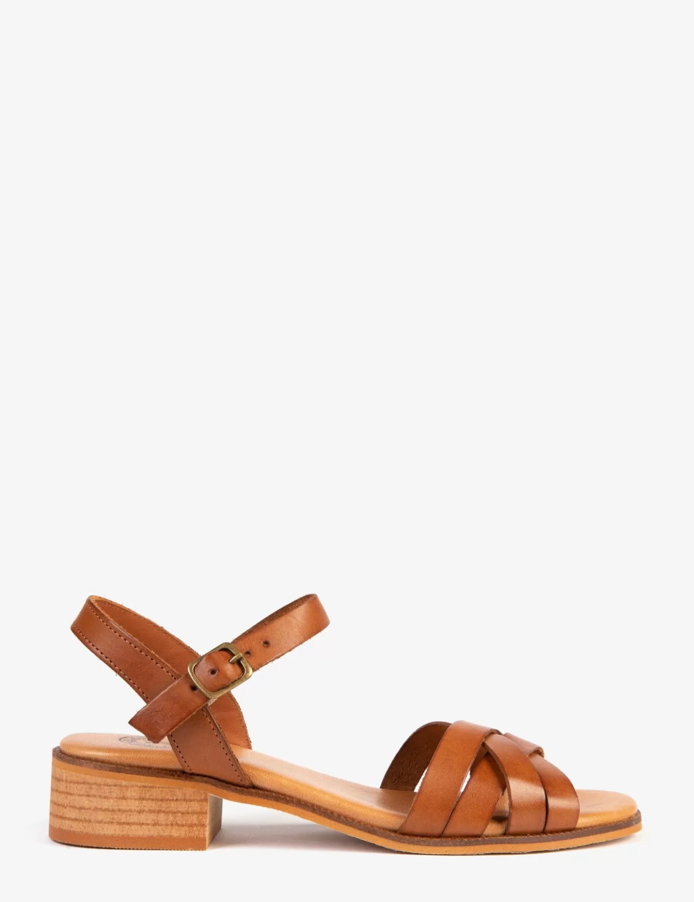 Best Heeled Shepherdess Leather Sandal Heeled Shoes | Sandals