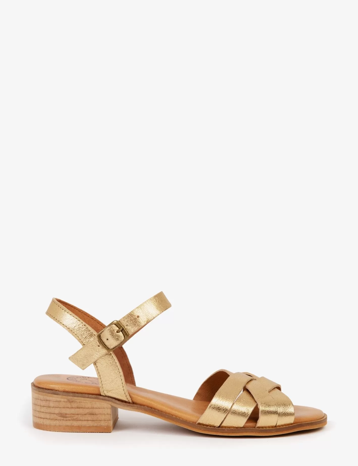 Store Heeled Shepherdess Leather Sandal Heeled Shoes | Sandals