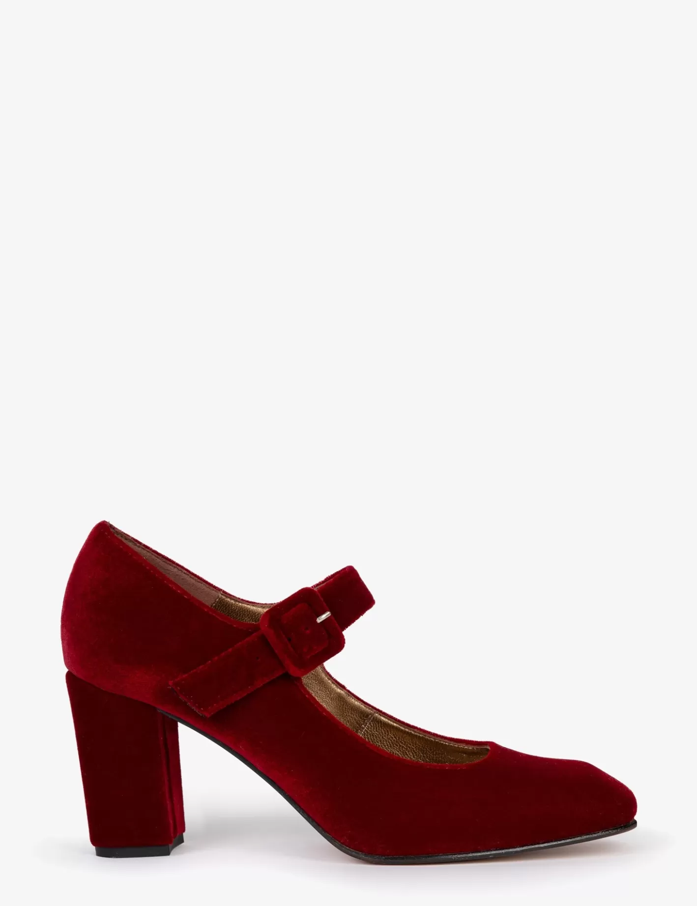 Online High Mary Jane Velvet Shoe Mary Janes | Heeled Shoes