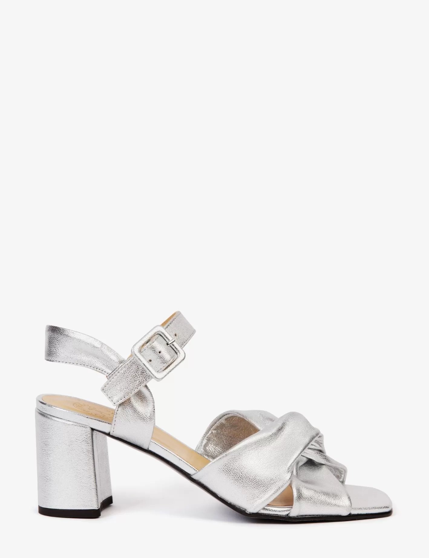 Outlet Infinity Metallic Sandal Heeled Shoes | Sandals