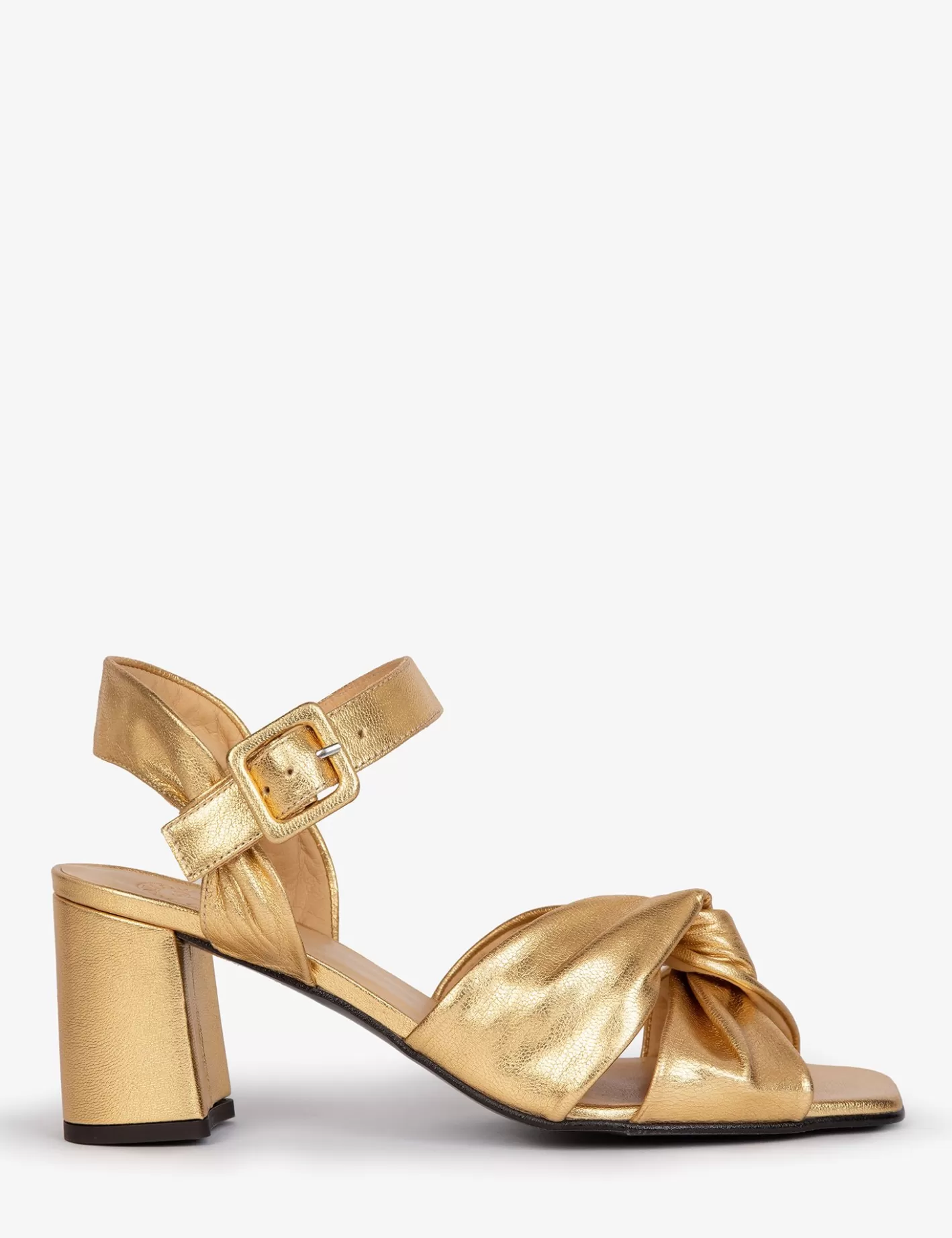 Flash Sale Infinity Metallic Sandal Heeled Shoes | Sandals