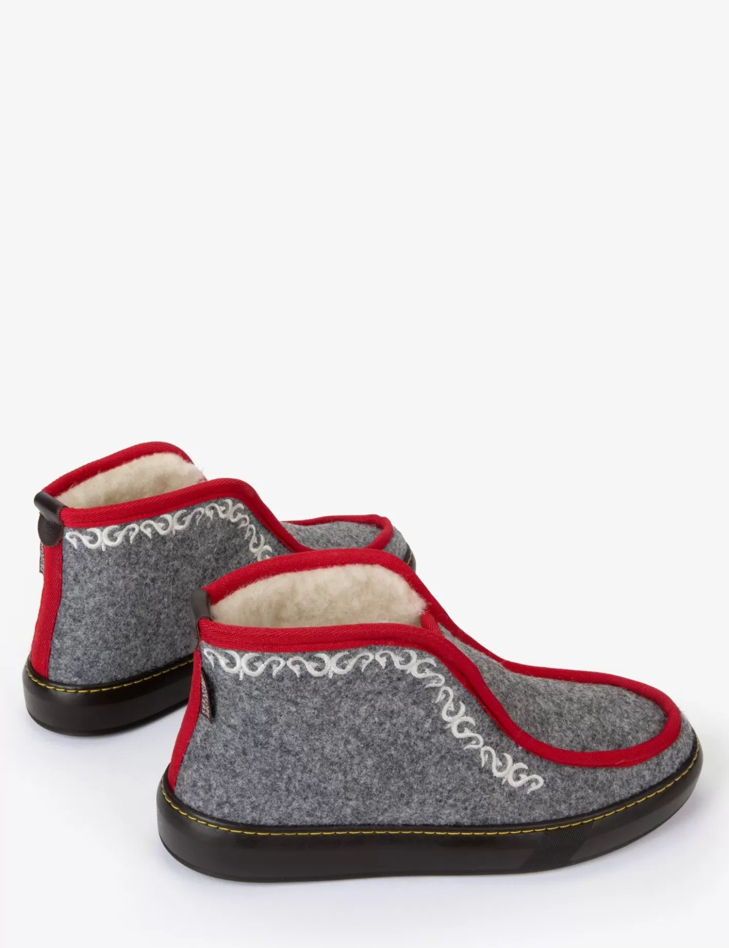 Best Inuit Embroidered Felt Wool-Lined Slipper Mens | Slippers