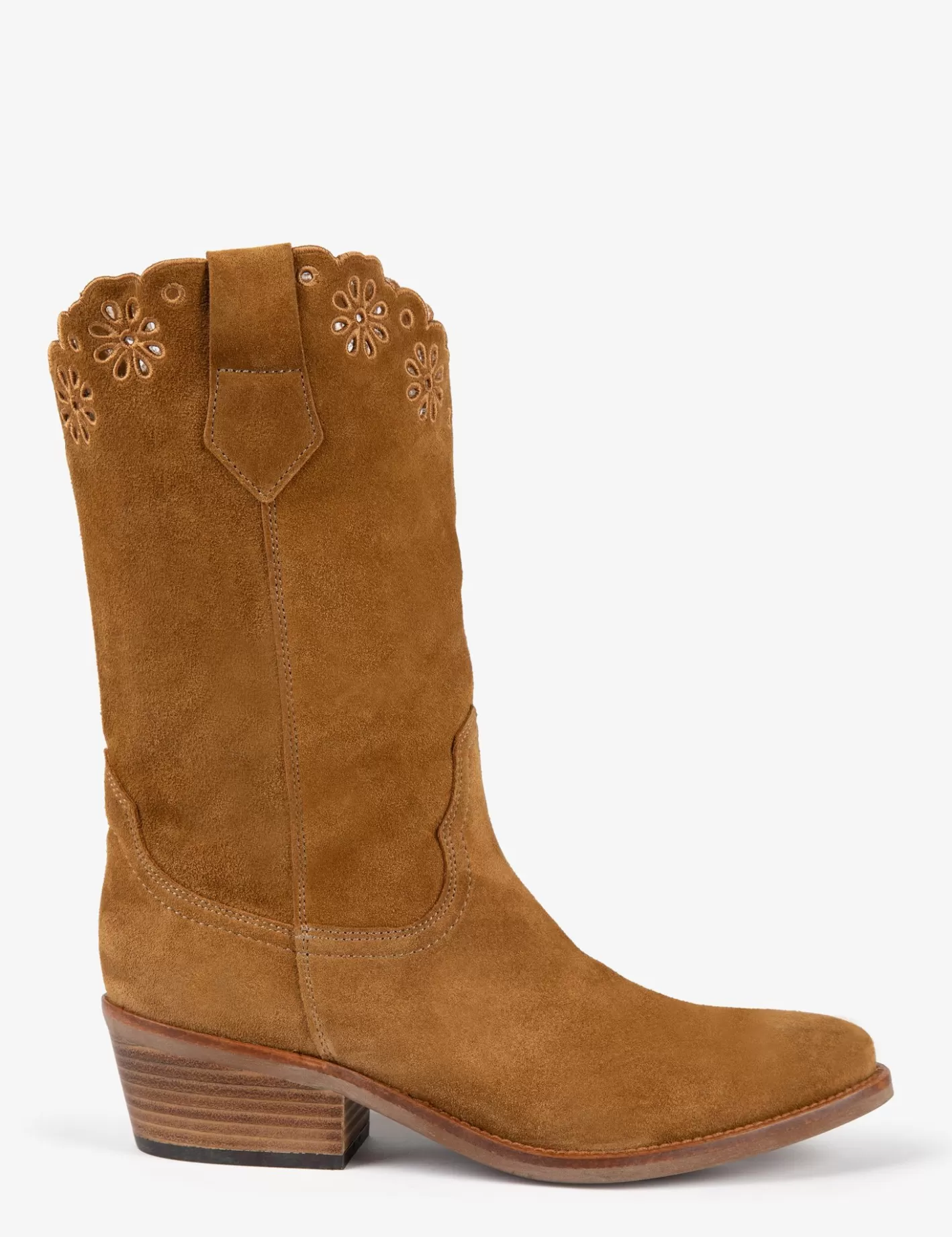 Best Sale Jesse Broderie Suede Cowboy Boot BOY Cowboy Boots