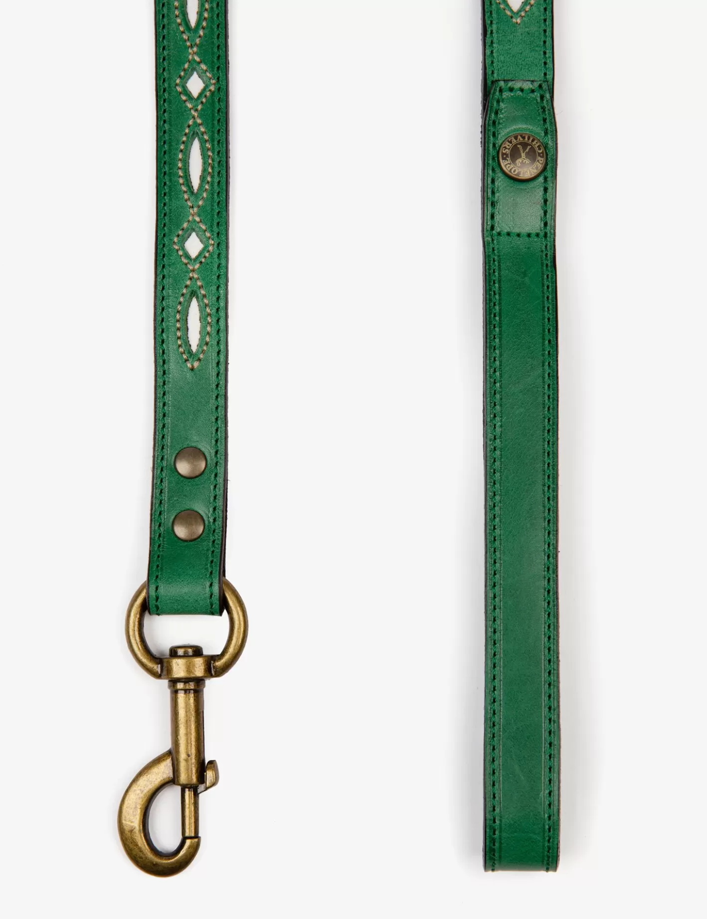 Online Leather Caramelo Dog Lead Dog Accessories