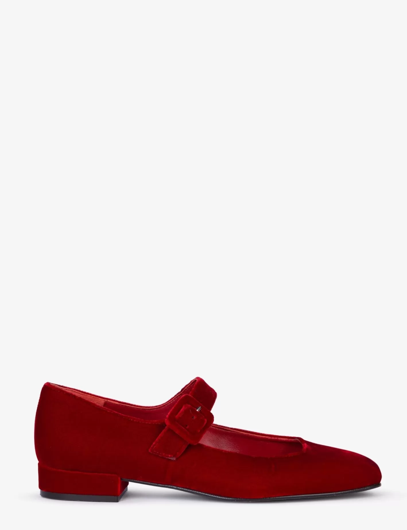 New Low Mary Jane Velvet Shoe Mary Janes