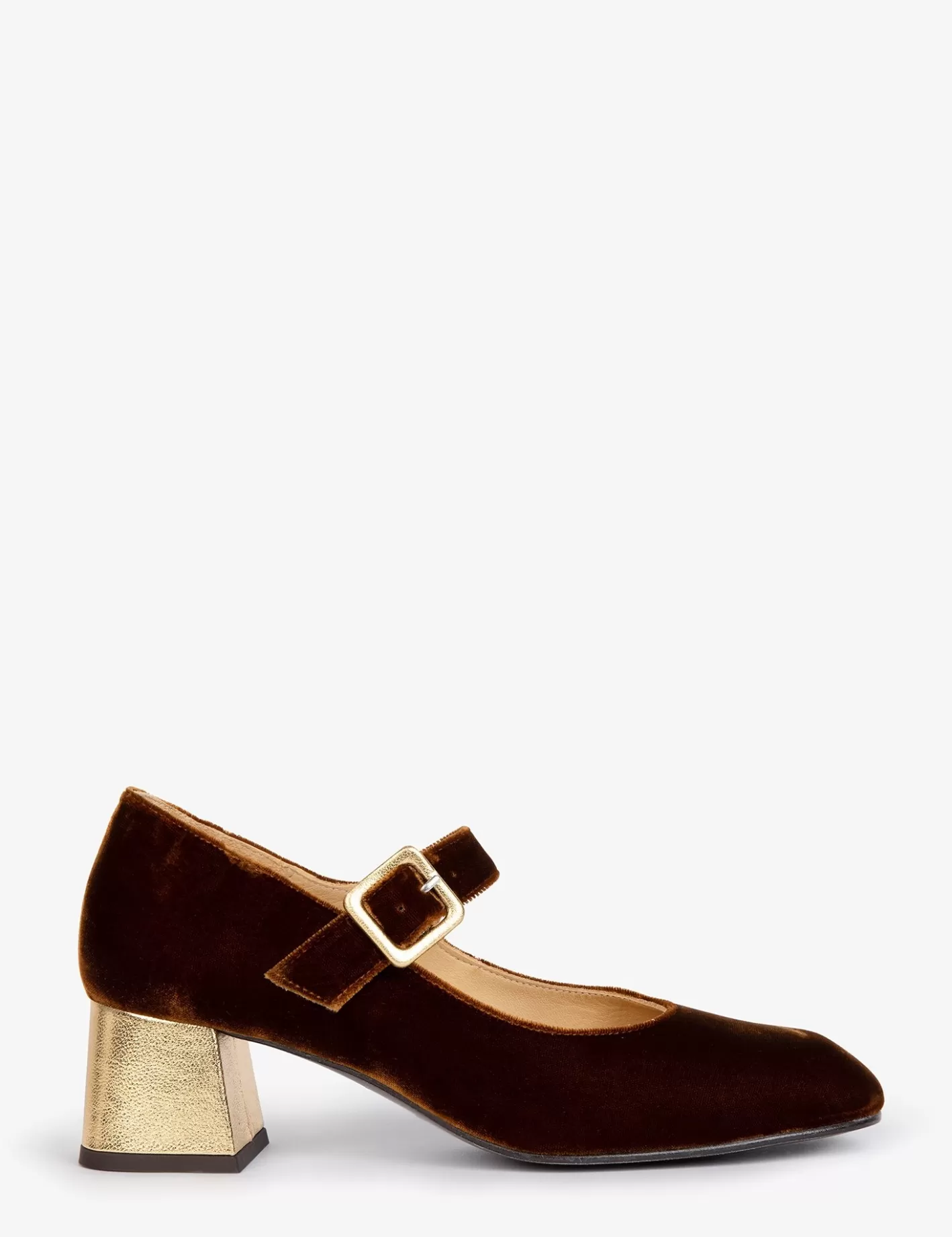 Flash Sale Mid Mary Jane Velvet Shoe Heeled Shoes | Mary Janes