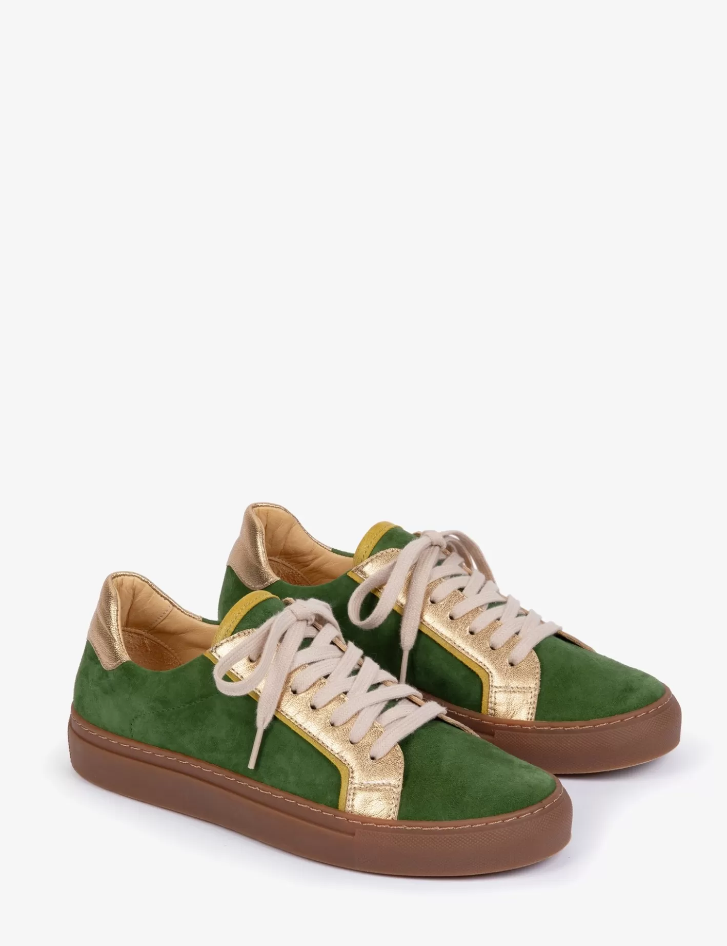 Hot Paradise Suede Metallic Trainer Trainers