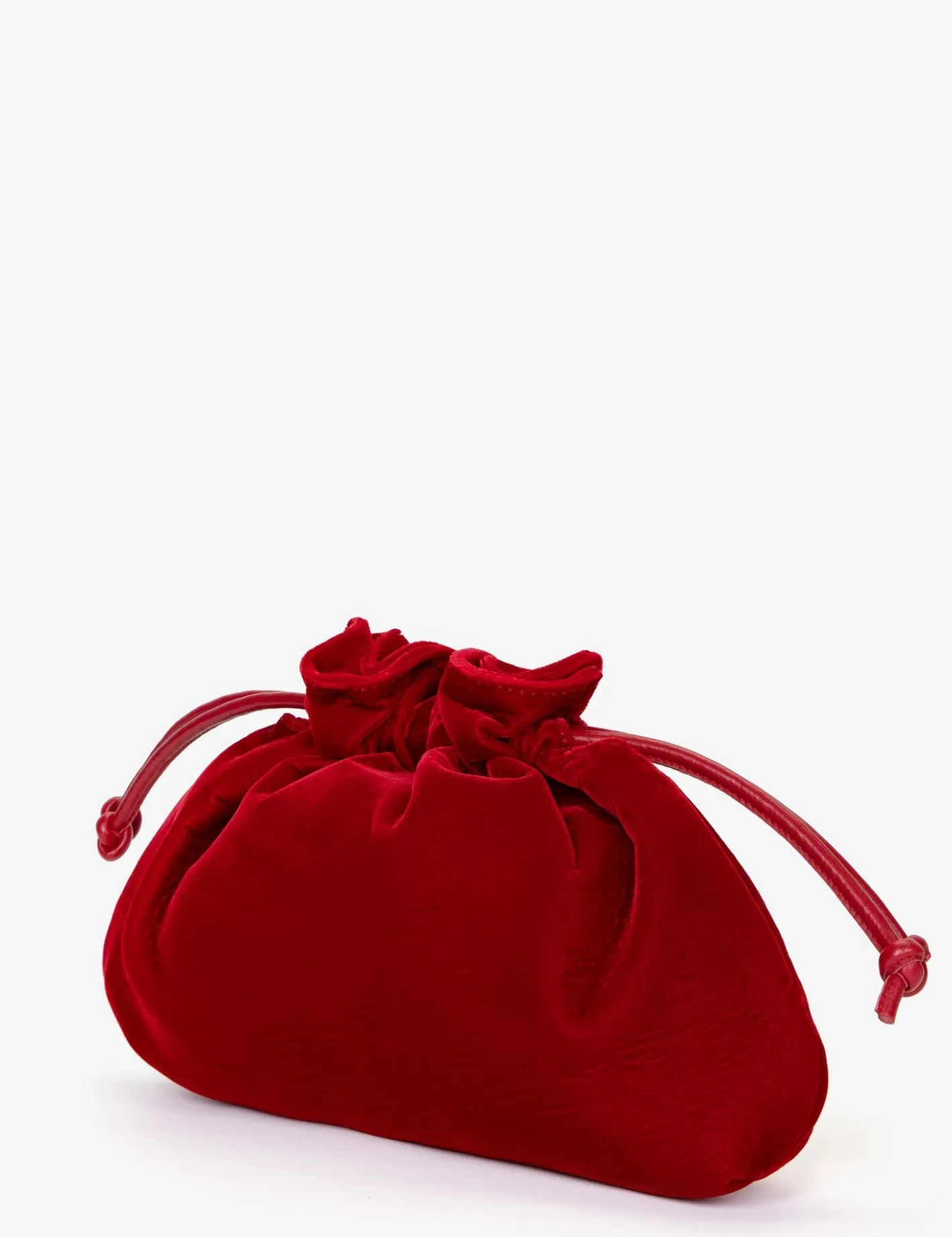 Shop Puffball Velvet Clutch Bags